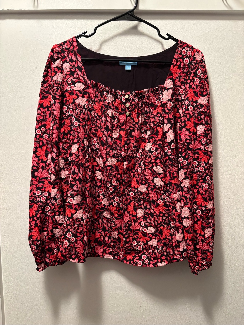 Draper James Floral Blouse